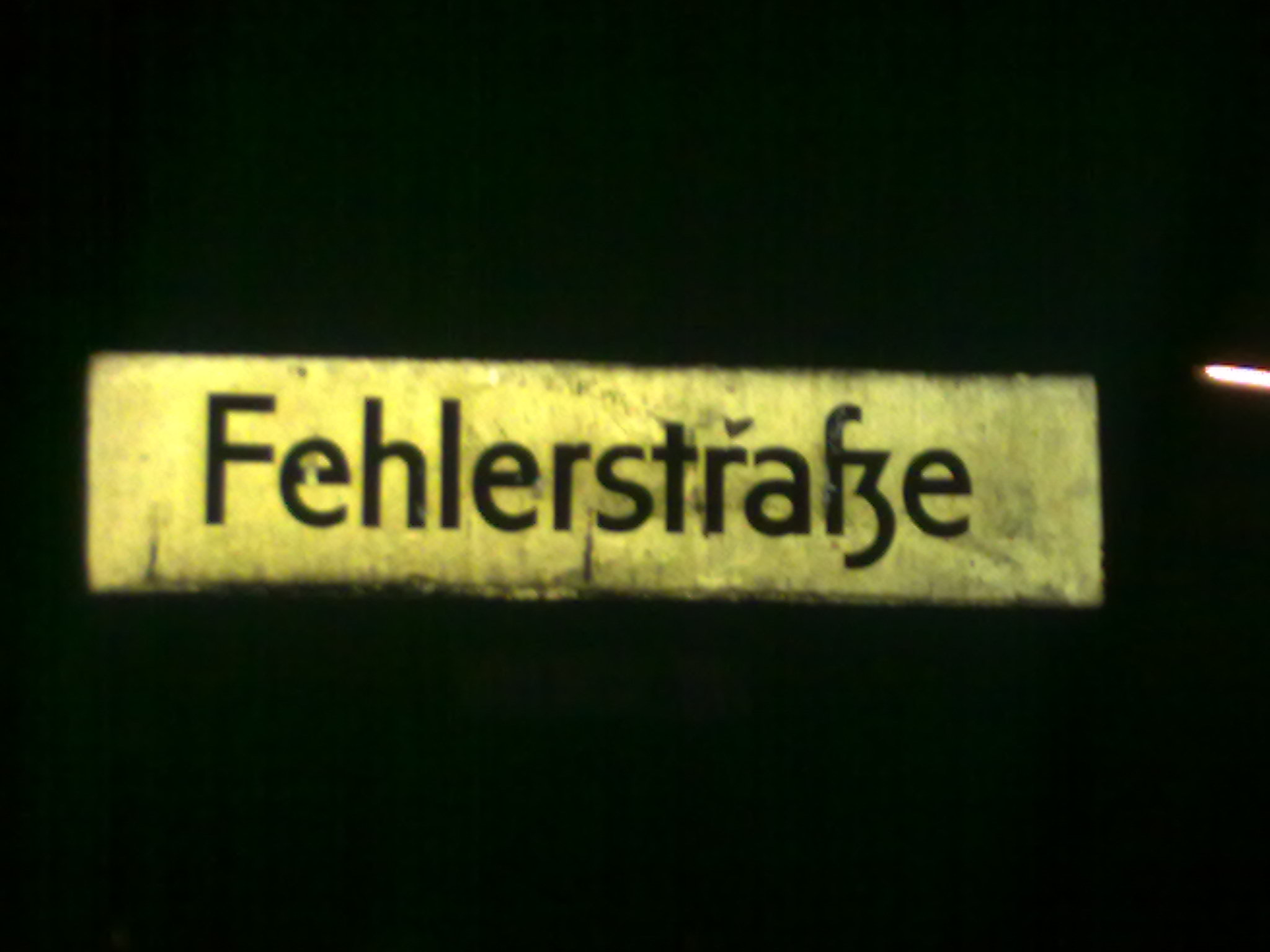 Fehlerstraße Nähe Bundesplatz in Berlin Charlottenburg - Wilmersdorf